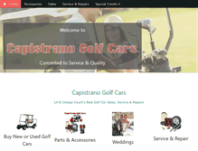 Tablet Screenshot of golfcarts2go.com